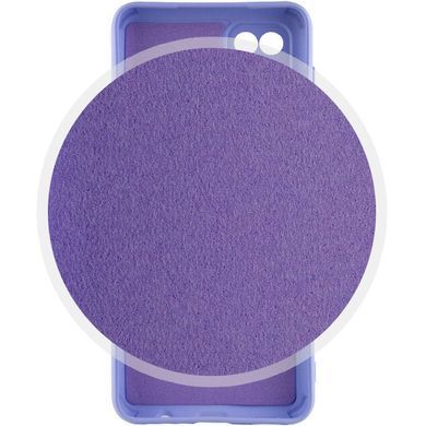 Чохол для Samsung Galaxy M53 5G Silicone Full camera закритий низ + захист камери Бузковий / Dasheen