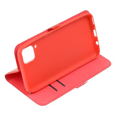 Чехол книжка для Huawei P40 Lite Side Magnet красный