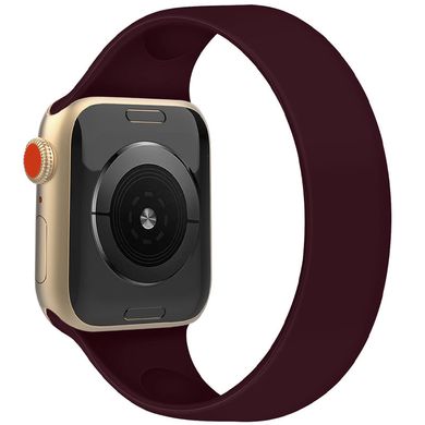 Ремінець Solo Loop для Apple watch 38mm/40mm 150mm (5) (Бордовий / Maroon)