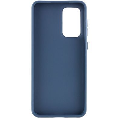 TPU чехол Bonbon Metal Style для Samsung Galaxy A55 (Синий / Cosmos blue)