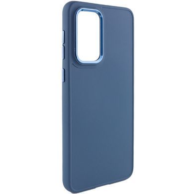 TPU чехол Bonbon Metal Style для Samsung Galaxy A55 (Синий / Cosmos blue)