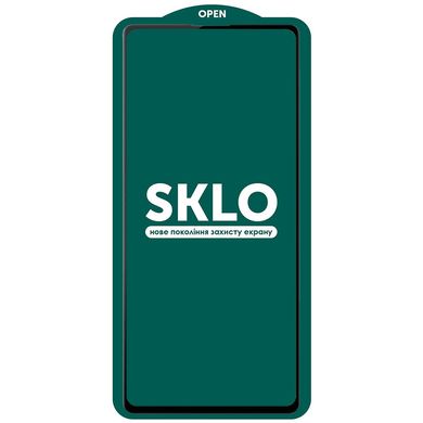 Защитное стекло SKLO 5D (full glue) для Samsung Galaxy S21