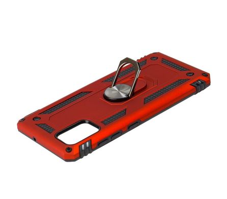Ударопрочный чехол Serge Ring for Magnet для Samsung Galaxy A51 (A515) Красный / Противоударный, бронированный