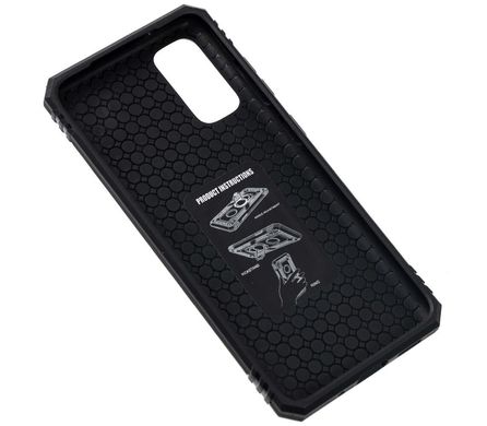 Чехол для  Serge Ring for Magnet Samsung Galaxy S20 (G980) черный / Противоударный, бронированный