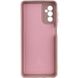 Чохол для Samsung Galaxy A24 4G Silicone Full camera закритий низ + захист камери Рожевий / Pink Sand