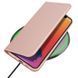 Чохол-книжка Dux Ducis з кишенею для візиток для Apple iPhone 12 / 12 Pro (6.1") (Rose Gold)