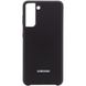 Чохол Silicone Cover (AA) для Samsung Galaxy S21 Plus (Чорний / Black)