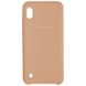 Накладка Silicone Cover for Samsung A10 Pink Sand