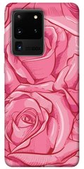 Чехол для Samsung Galaxy S20 Ultra PandaPrint Розы карандашом цветы