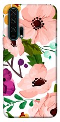 Чехол для Huawei Honor 20 Pro PandaPrint Акварельные цветы цветы