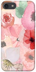 Чохол для Apple iPhone 7/8 (4.7 "") PandaPrint Акварельні квіти 3 квіти