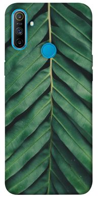 Чехол для Realme C3 PandaPrint Пальмовый лист цветы