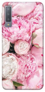 Чехол для Samsung A750 Galaxy A7 (2018) PandaPrint Пионы цветы