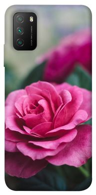 Чехол для Xiaomi Poco M3 PandaPrint Роза в саду цветы