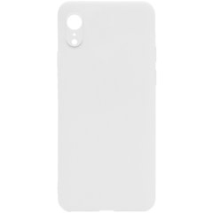 Силиконовый чехол Candy Full Camera для Apple iPhone XR (6.1"") Белый / White