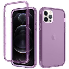 Чехол TPU+PC Full Body с защитой 360 для Apple iPhone 12 Pro / 12 (6.1"") Фиолетовый