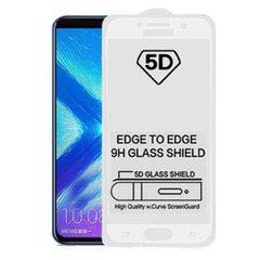 5D скло для Samsun Galaxy A5 2017 White Біле - Повний клей / Full Glue