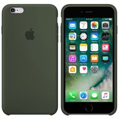 Чохол silicone case for iPhone 6 / 6s Cosmos dark olive / темно - зелений