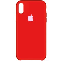 Чехол silicone case for iPhone XS Max Dark Red / Красный