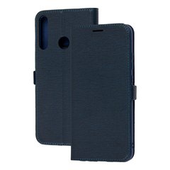 Чехол книжка для Huawei P40 Lite E/ Y7P Side Magnet синий