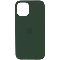 Чехол silicone case for iPhone 12 mini (5.4") (Зеленый/Army green)