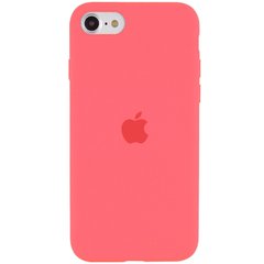 Чохол Silicone Case Full Protective (AA) для Apple iPhone SE (2020) (Помаранчевий / Nectarine)