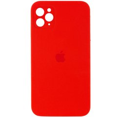 Чохол для Apple iPhone 11 Pro Silicone Full camera / закритий низ + захист камери (Червоний / Red)