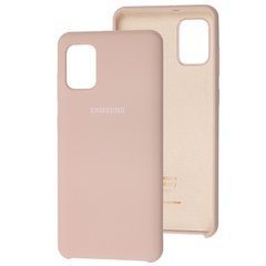 Чехол Silicone для Samsung Galaxy A31 (A315) Premium pink sand