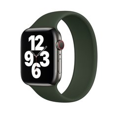 Силіконовий ремінець для Apple watch 42mm / 44mm (Зелений / Dark Olive)