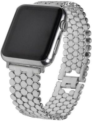 Ремінець Stainless Luxury Steel для Apple Watch 38/40/41 mm Silver