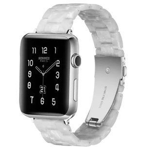 Ремешок Resin Band для Аpple Watch 42/44/45 mm Pearl White