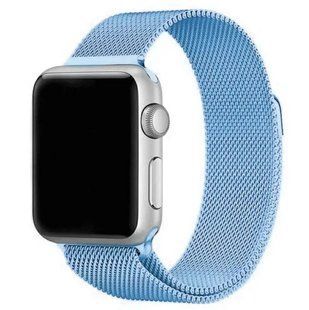 Ремінець для Apple Watch 42/44/45 mm Milanese Loop Neon Blue