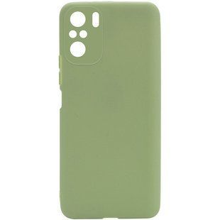 Силиконовый чехол Candy Full Camera для Xiaomi Redmi Note 10 Фисташковый