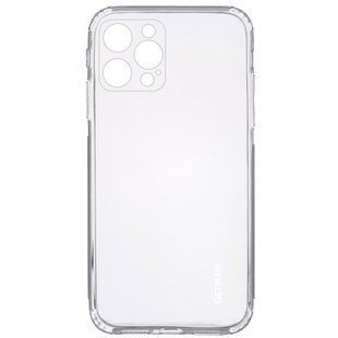 TPU чехол GETMAN Clear 1,0 mm для Apple iPhone 12 Pro (6.1"") Бесцветный (прозрачный)