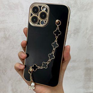 Чехол с цепочкой для iPhone 15 Pro Max Shine Bracelet Strap