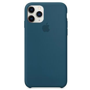 Чехол silicone case for iPhone 11 Pro (5.8") (Синий / Cosmos Blue)
