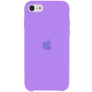 Чохол Silicone Case (AA) Для Apple iPhone SE (2020) (Бузковий / Dasheen)