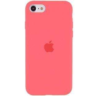 Чехол Silicone Case Full Protective (AA) для Apple iPhone SE (2020) (Оранжевый / Nectarine)