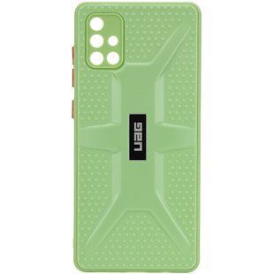 Чехол TPU+PC UAG для Samsung Galaxy A71 (Мятный)