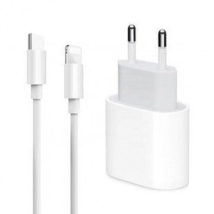 Комплект швидкого заряджання Адаптер живлення 20W з кабелем USB-C - Lightning OEM