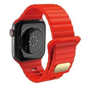 Ремінець для Apple Watch 42mm | 44mm | 45mm | 49mm Simple Stylish Band Red
