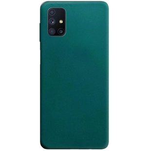 Силиконовый чехол Candy для Samsung Galaxy M51 (Зеленый / Forest green)