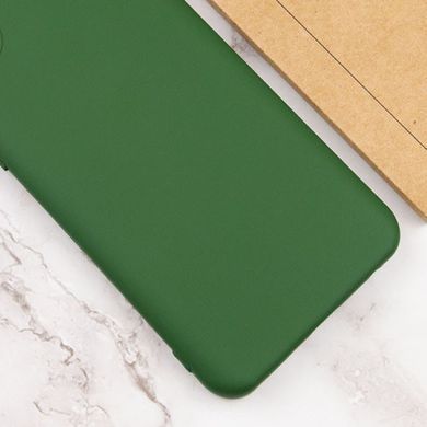 Чохол для Samsung Galaxy S22+ Silicone Full camera закритий низ + захист камери Зелений / Dark green