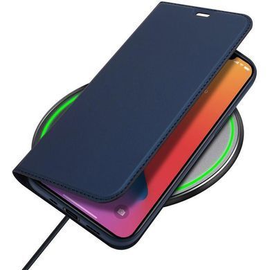 Чехол-книжка Dux Ducis с карманом для визиток для Apple iPhone 12 / 12 Pro (6.1") (Синий)