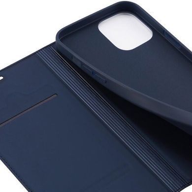Чехол-книжка Dux Ducis с карманом для визиток для Apple iPhone 12 / 12 Pro (6.1") (Синий)