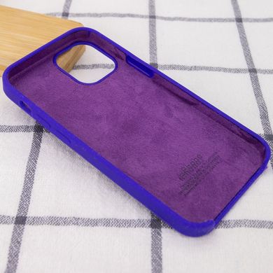 Чехол silicone case for iPhone 12 Pro / 12 (6.1") (Фиолетовый / Ultra Violet)