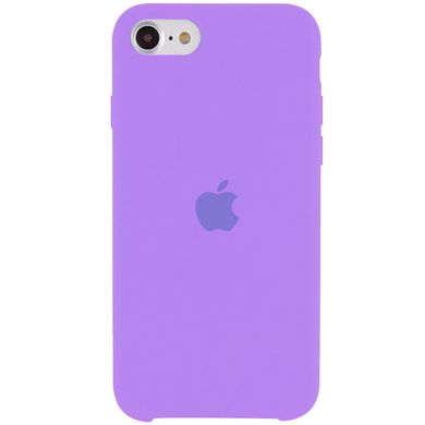 Чохол Silicone Case (AA) Для Apple iPhone SE (2020) (Бузковий / Dasheen)