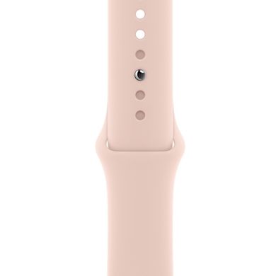 Силиконовый ремешок для Apple watch 42mm / 44mm (Розовый / Pink Sand)