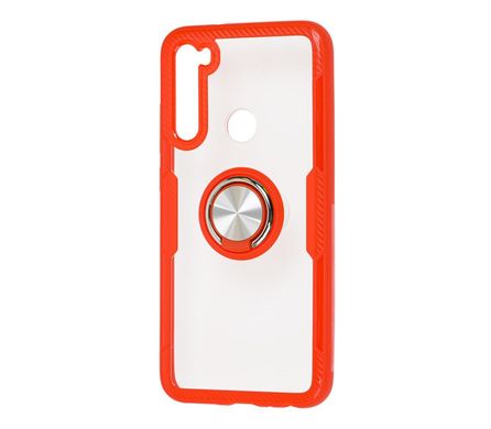 Чохол для Xiaomi Redmi Note 8 Deen CrystalRing з кільцем червоний