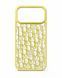 Чехол для Iphone 17 Pro Max Rimowa collab Dior Aluminium Case Yellow